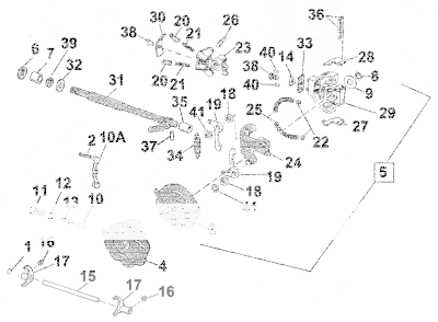 Shifter shaft XL86-90 (FR)