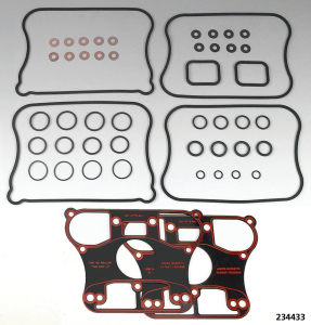Rocker cvr gasket kit XL86-90 rubber (FR)