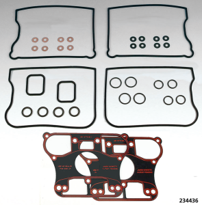 Rocker cover gasket kit BT84-91 rubber (FR)