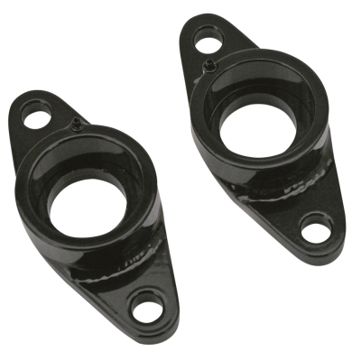Swing arm mounts L&R, black FXR (FR)
