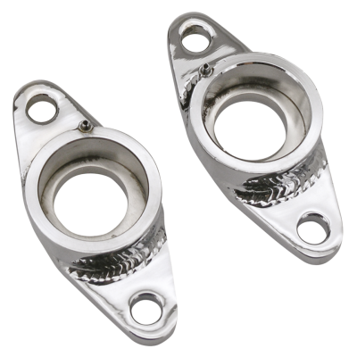 Swing arm mounts L&R, chrome FXR (FR)