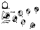 10pck Gasket, Intake Manifold 39-51, W, (FR)