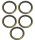 5Pck seal, sprocket shaft brng BT55-68 (FR)
