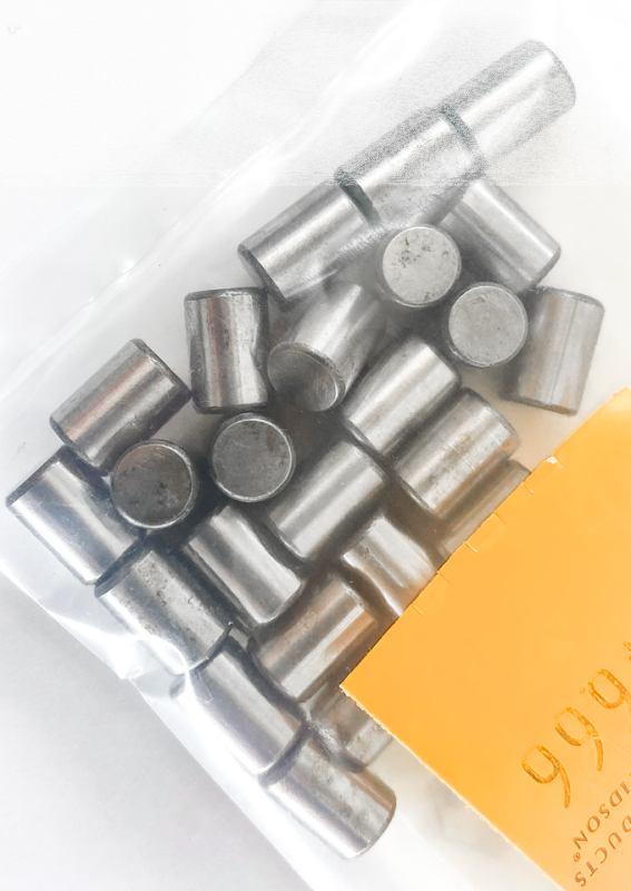 Sprocket shaft roller set/24 +.0002" (FR)
