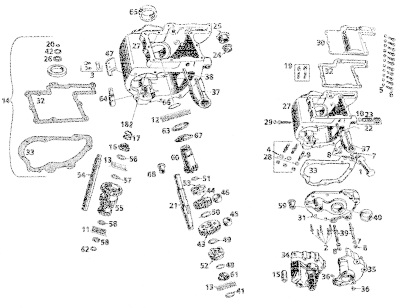 Transmission mount kit 45CI29-74, white (FR)