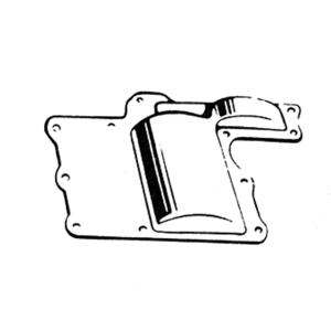 Transmission top cover 45CI chrome (FR)