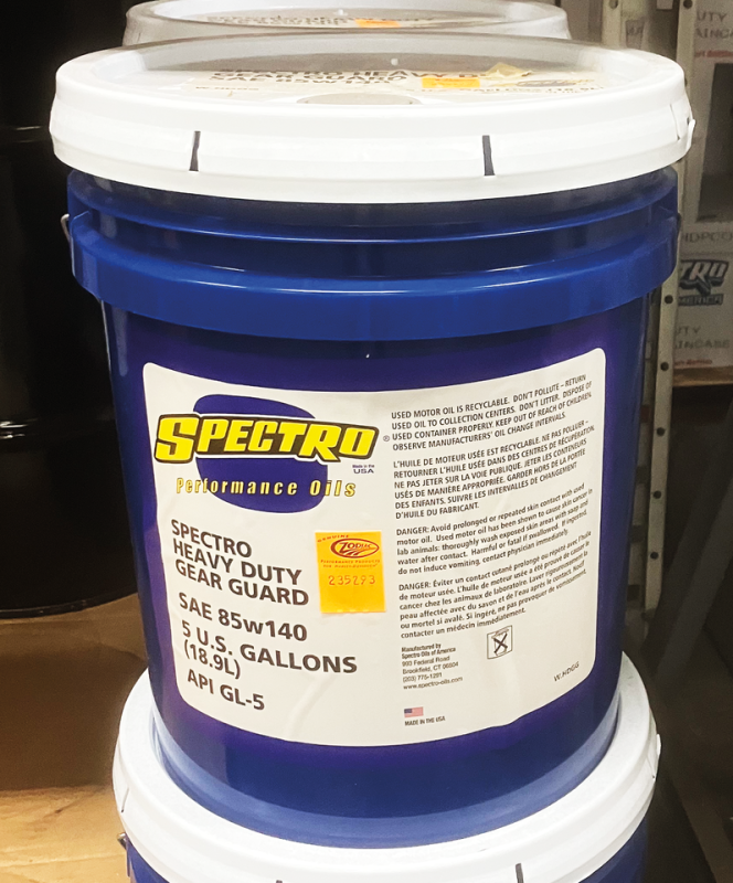18.9Ltr SPECTRO 85W140 gear oil BT (FR)