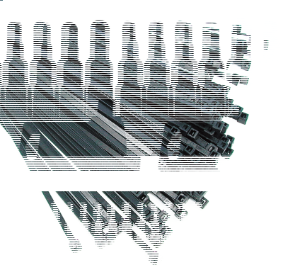 100pck cable ties 15" black (FR)