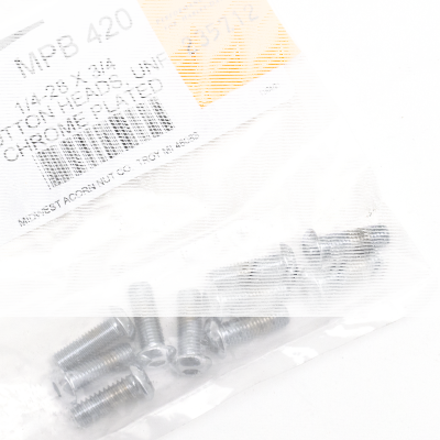 10pck Button head screws 1/4-28x3/4 UNF (FR)