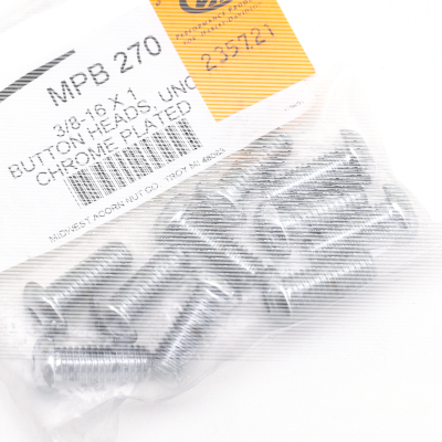 10pck Buttonhead screws 3/8-16x1 UNC (FR)