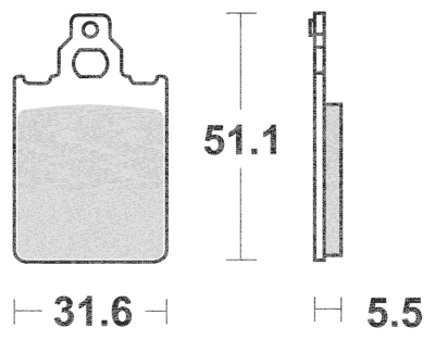 SBS HF Brake pads GMA pulley brake (FR)