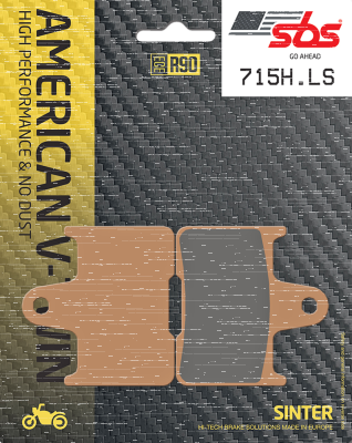SBS rear brake pads XL14-22 (FR)