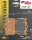SBS HS front brake pads PM 125x4R (FR)