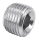 1/4" NPT plug zinc plated (FR)
