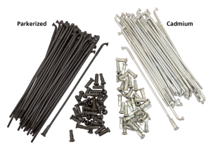 Spoke set, 18 inch, spool hub park (FR)