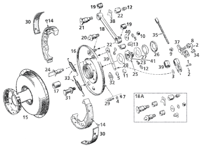 10pck fork stud lock washer (FR)