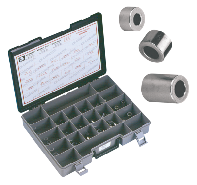 Ass.tray Spacers 18 sizes show chrome (FR)
