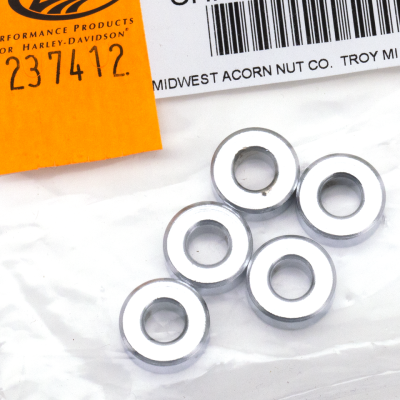 5pck Spacers 1/4"Ix5/8"Ox1/4"L chrome (FR)