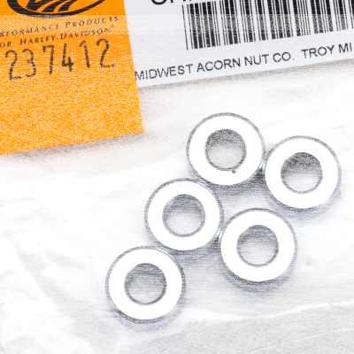 5pck Spacers 1/4"Ix5/8"Ox1/4"L chrome (FR)