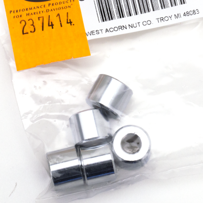5pck Spacers 1/4"Ix5/8"Ox1/2"L chrome (FR)