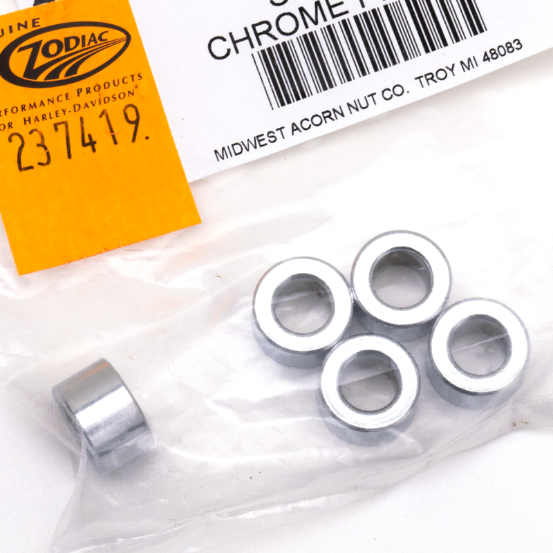 5pck Spacers 5/16"Ix5/8"Ox3/8"L chrome (FR)