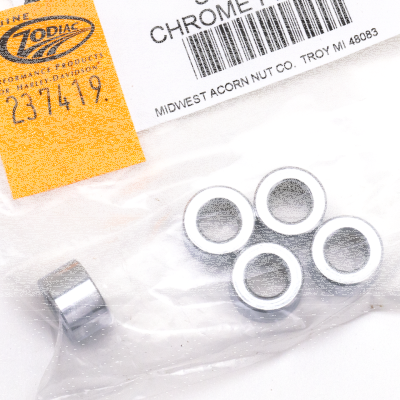 5pck Spacers 5/16"Ix5/8"Ox3/8"L chrome (FR)