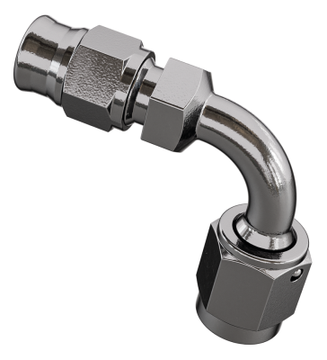 Brakeline nipple 90 degr. UNF STAINLESS (FR)
