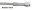 Braided steel brake line 28" TUV (FR)