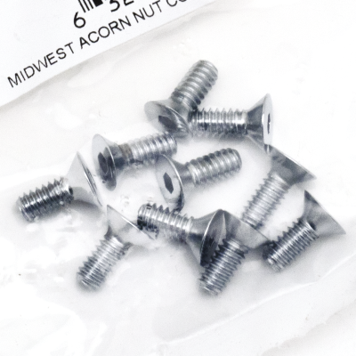 10pck Flat head socket 10-24x1/2" UNC (FR)