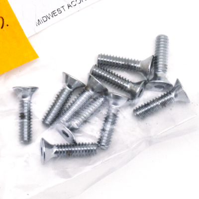 10pck Flat head socket 10-24x3/4" UNC (FR)