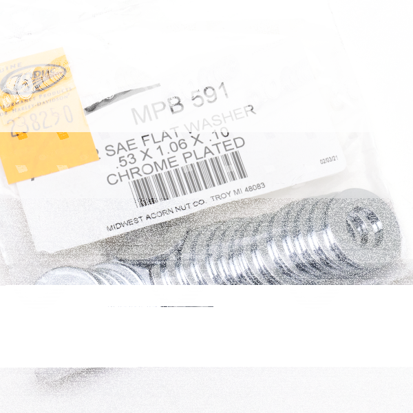 25pck Flat washers 1/2" X 1.06" SAE (FR)