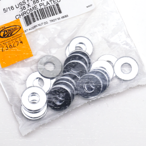 25pck Flat washers 5/16" X .88" USS (FR)