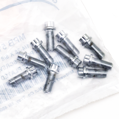 10pck 12-point screw 1/4-28x5/8", UNF (FR)
