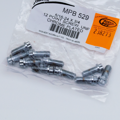 10pck 12-point screw 5/16-24x3/4", UNF (FR)
