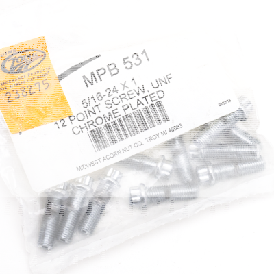 10pck 12-point screw 5/16-24x1", UNF (FR)