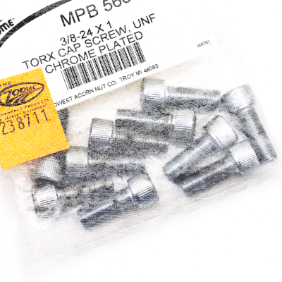10pck Knurled torx screw 3/8-24x1", UNF (FR)