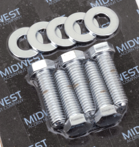 Chrome hex head sprocket bolt kit (FR)