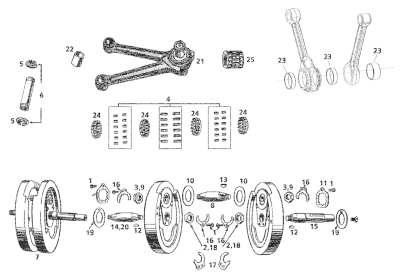 Connecting rod set BT37-48 (FR)