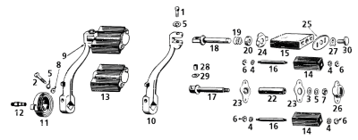 Crank starter chrome WL41-62 (FR)