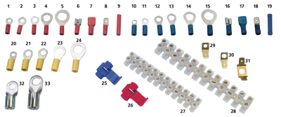 10pck Cable eye Iso M4 (0.25-1) (FR)
