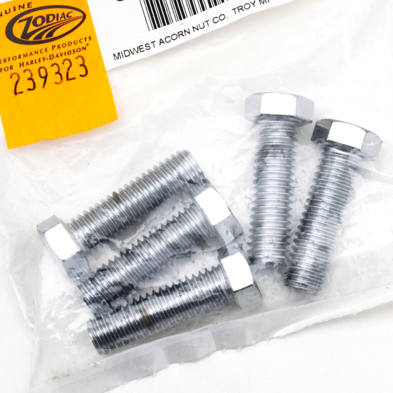 5pck Chr. hex head screws 7/16-14x1 1/2" (FR)