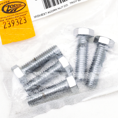 5pck Chr. hex head screws 7/16-14x1 1/2" (FR)