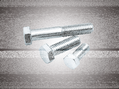 5pck Chr. hex head screws 1/2-13x2" (FR)