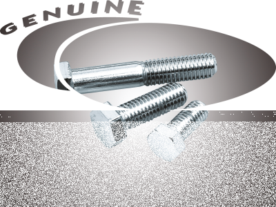 5pck Chr. hex head screws 1/2-13x2 1/4" (FR)