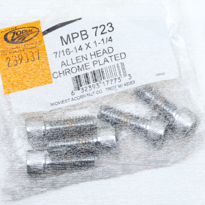 5pck Chr.Allen head screws 7/16-14x1.25" (FR)