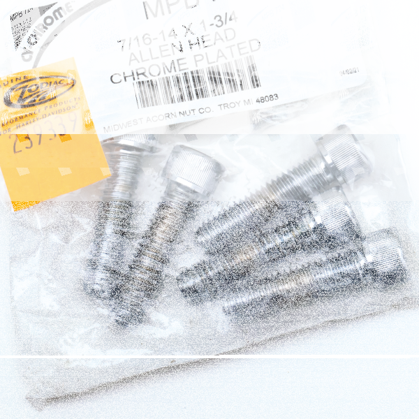 5pck Chr.Allen head screws 7/16-14x1.75" (FR)