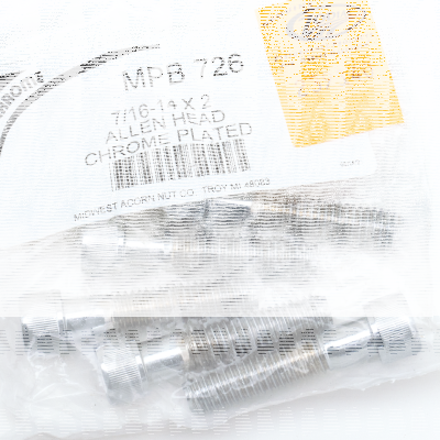 5pck Chr.Allen head screws 7/16-14x2" (FR)