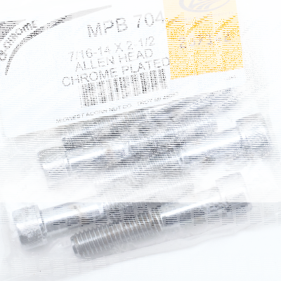 5pck Chr.Allen head screws 7/16-14x2.5" (FR)