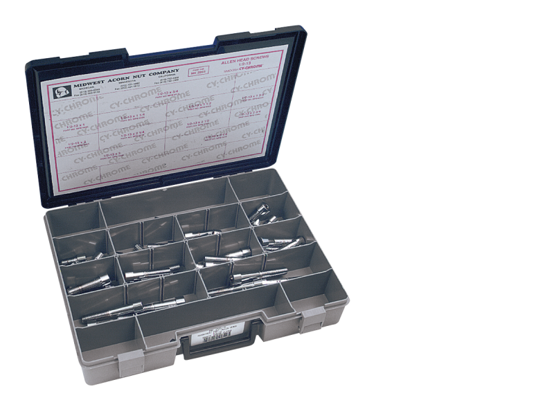 Ass.Tray Chrome Allen head screws 1/2UNC (FR)