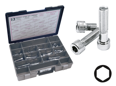 Ass.Tray Chrome Allen head screws 1/2UNC (FR)